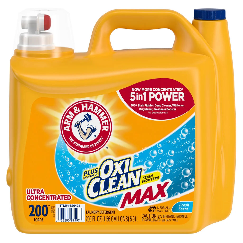 arm and hammer with oxiClean is a laundry detergent option for LaundryTask wash and fold customers in Tampa, FL