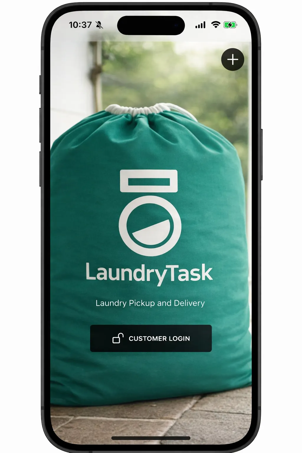 Phone Screenshot of LaundryTask app